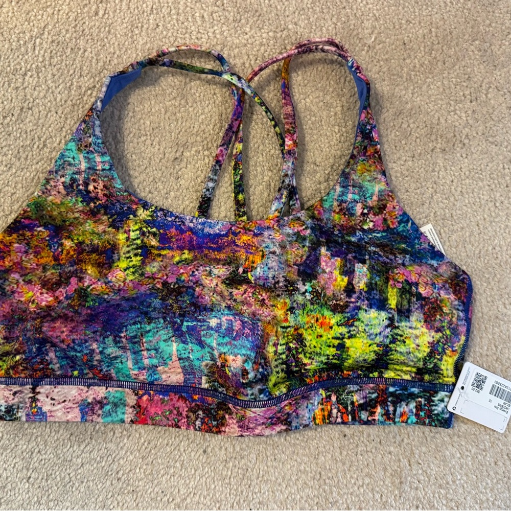 lululemon SeaWheeze monet print size 12 - regular lululemon logo